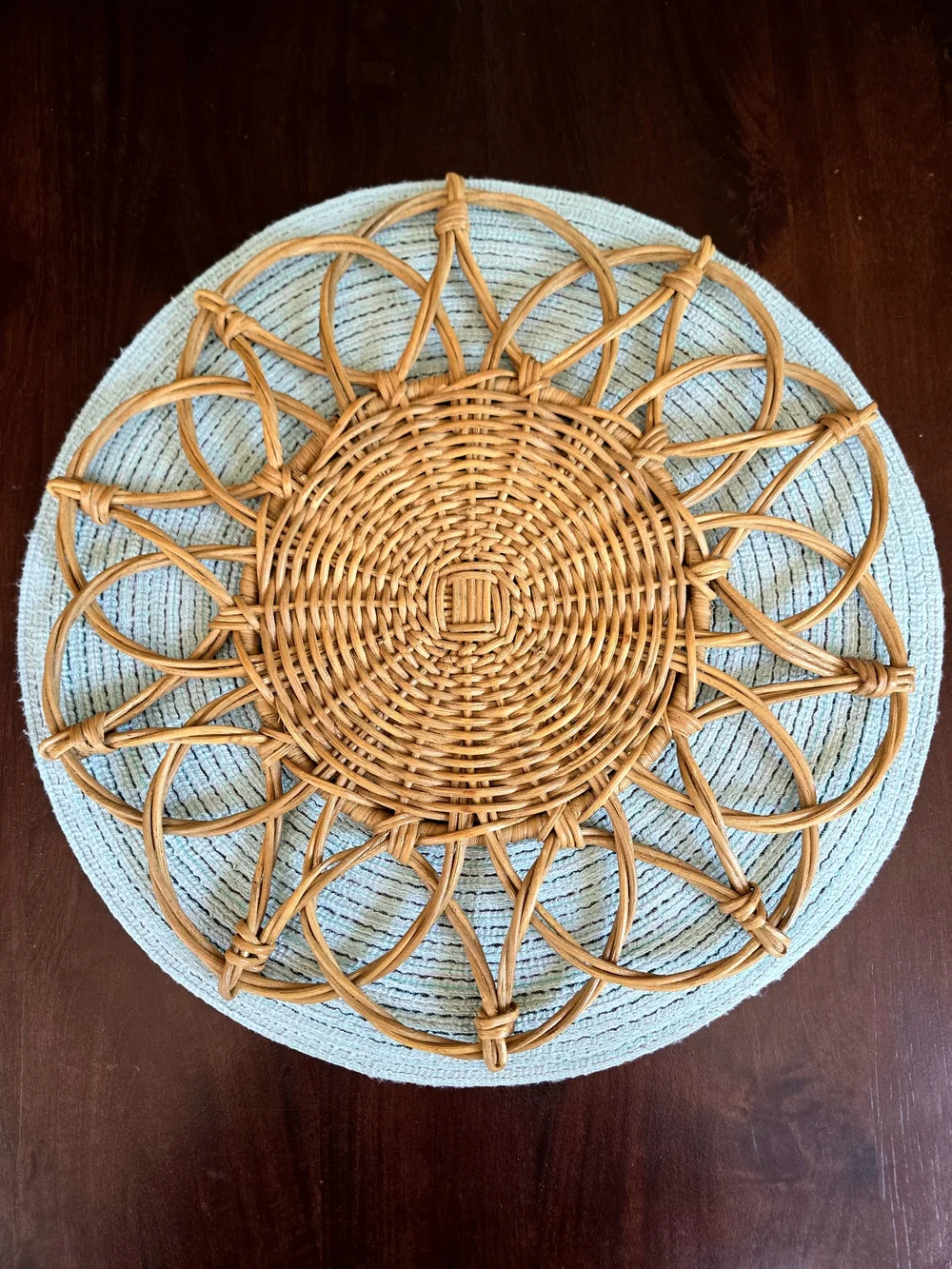 Southern Living Wicker Chargers - Set of 12